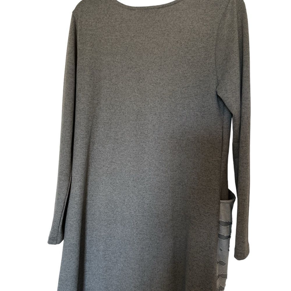 Yak & Yeti Grey oversized tunic - Picture 2 of 8